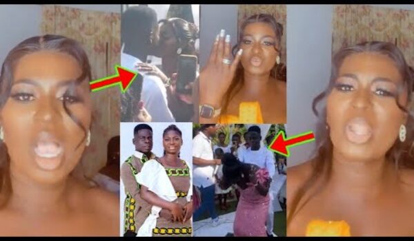 Agnes Fires Ghanaians As She Successfully Ties The Knot With Isaac
