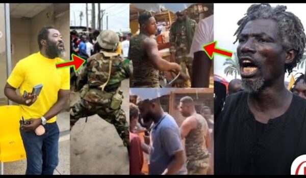 What A Be@tings, Seidu Runs For His L¡fe From Being Be@ting To De@th, As These Soldiers Shows Action