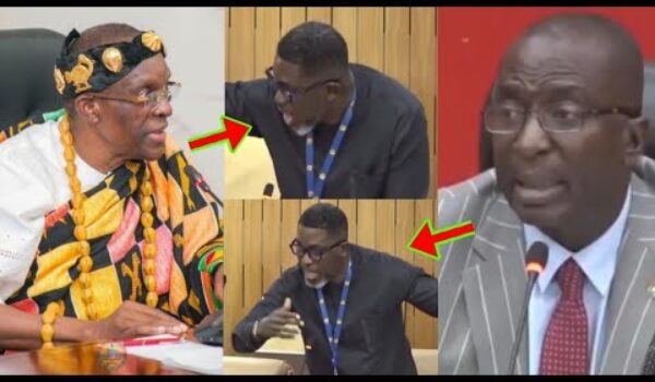 Ɛka buburoo, See How A-Plus Is Shaking In Parliament After Being Pointed To Speak For The First Time