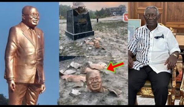 I Will Pay Anyone Who Will Bring Me The Head Of Nana Addo Statue, Fmr President Kufuor
