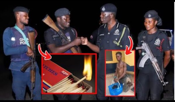 Good News: Wicked Man Who Have Been Contracted To Set Fire In Ghana Markets Busted, He’s A Nigerian