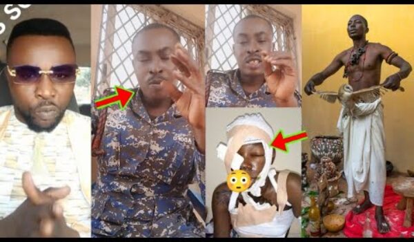 GH Police Man Goes Completely Blind After Forcefully Opening Box Belonging To Powerful Fetish Priest