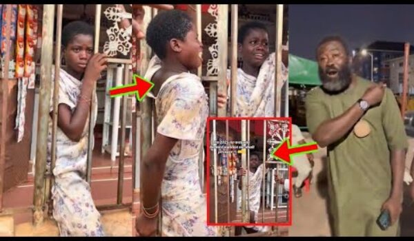 Stubborn Little Girl Who Always Steals From Nearby Provision Shop Trapped, Angry Seidu Sends Warning