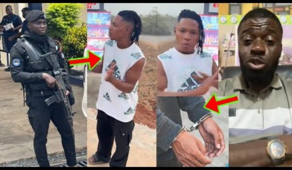 Suro Nyame Is Now Armed Røbber As They Busted Him For Stealing Someone’s Vehicle