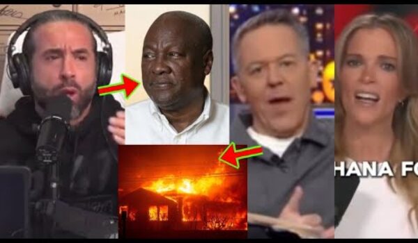 Mahama Caused U.S Fire Outbreak? See How Americans Are Att@cking Ghanaians Over U.S Fire Outbreak