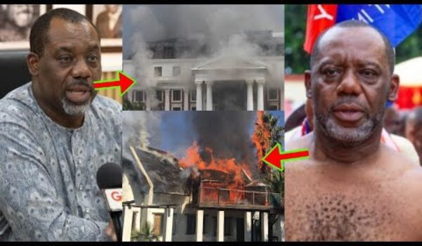 Asɛm Ato NAPO, The House Has Completely Burnt Down, Ghanaians Reacted