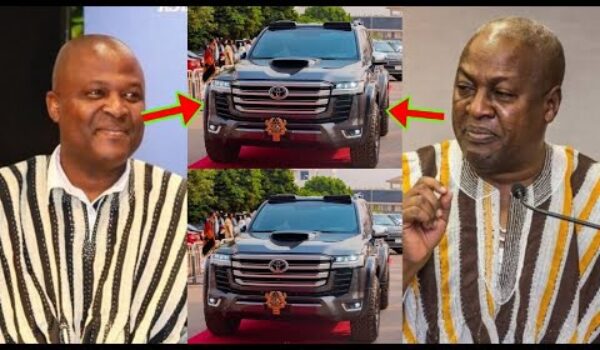 Check Prz Mahama Expensive v16 Bullet Proof Land Cruiser, NPPs Jealously Reacted As NDCs Faces Them