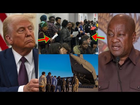 Read more about the article U.S Mass Deportation: See How Ghana Prz Mahama Has Taken Bold Action Against Donald Trump, U.S