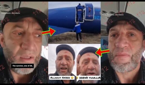 Azerbaijan Plane Cr@sh: The Man Who Did Video Praying Before The Plane Cr@shed Surv!ves As He Speaks