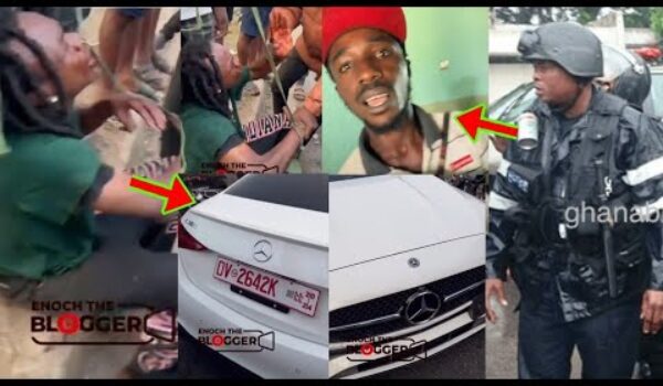 Car Snatcher Attempted To Escape With Someone’s 4matic Benz, See How They Grabbed Him