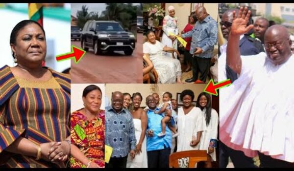 See How Nana Addo And His Family Are Parking Out From The Jubilee House, Ghanaians Reacted