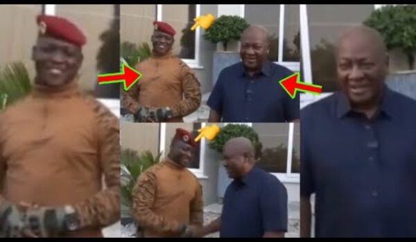 See How Prz Mahama Makes Burkina Faso Prz, Ibrahim Traore Laughs As He Tells Him This