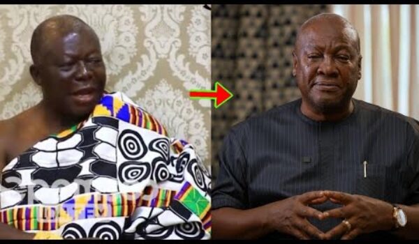 Mahama Snubbed Me Over Obuasi AngloGold Ashanti Mines Issues, Otumfuo Exposed Mahama