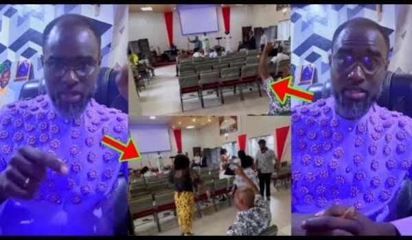 Asɔre Nu Ɛgu  ba o, Ogyaba Is In Tears As Few People Attended Church Amid His S£x Scándâl
