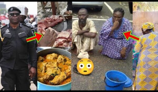 Ei Ghana, Hum@n Meats, Ghanaian Food Seller Who Uses Hum@n Parts To Prepare Food Arrested