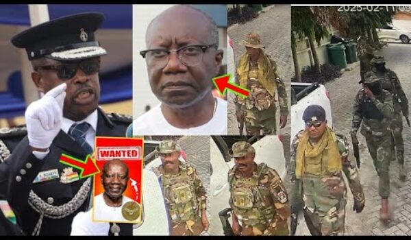 Check CCTV Footage Of The Armed Men Who Raided Ken Ofori Atta’s House As They Declared Him Wanted