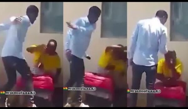 Young Man Severely Be@ts His Biological Mother Until She Cried (Full Story) Ghanaians Reacted