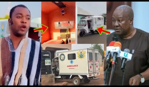 Check Mahama New Ambulances For Ghanaians, The Inside Will Shock You, Ghanaians Reacted