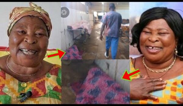 Sad😢See Where Akua Donkor De@d B0dy Is As Her Family Neglected Her And Fighting Over Her Properties