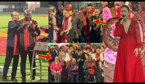 Chinese Festival In Ghana: See How Chinese People Treated Mahama At The Chinese Festival In Ghana