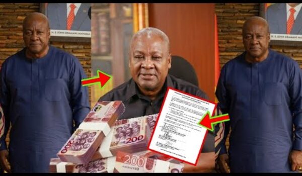 Obia Bɛdi Sika Nu Bi, Check The Good News From Prz John Mahama To All Ghanaians