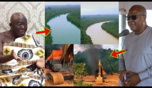 Otumfuo Cries For Foul Play As Mahama Takes Bold Action Against Galamsey, Check Ghana Rivers Now