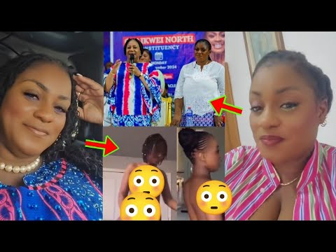 Read more about the article Watch How NPP Fmr MP, Maame Dokua, Is Disgracing Herself On TikTok Over Le@ked N@k£d Videos