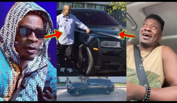 Shatta Wale Is Fake The Rolls-Royce Is Not For Him, The Owner Is Leslie. Asamoah Gyan Exposed.