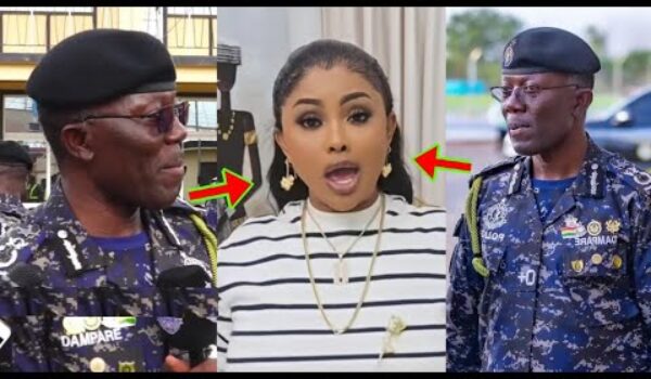 Asɛm o! Mcbrown Spit Everything Out As Self Employed Police Commander Chases Her, See What Happened