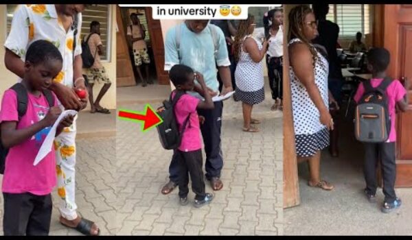 Meet The Most Cutest University Student In Ghana, Guess His Age