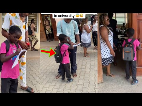 Read more about the article Meet The Most Cutest University Student In Ghana, Guess His Age
