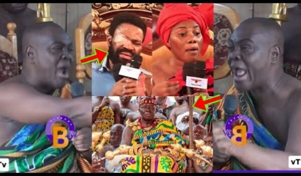 Angry Dormaahene Escalates Things As He Finally Break Silence On Kofi Adoma’s Eye Incident