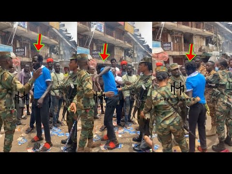 Read more about the article Adum Pz Fire: Military Officers Grabbed One Thief (Looter) See How They’re Punishing Him