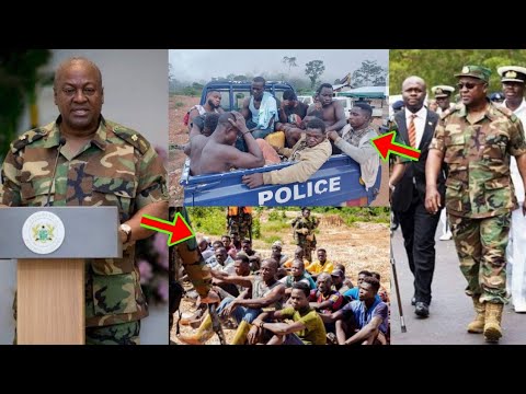 Read more about the article See How Prz Mahama Is Crazily Fighting Galamsey Himself As They Arrested Many Galamseyers