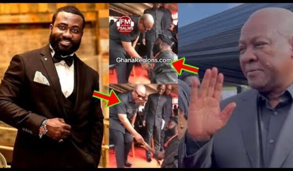 Kevin Taylor Will D!e, Watch How President Mahama Gave A Big Respect To Okatakyie As They Meet