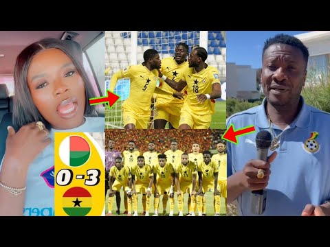 Read more about the article Ghanaians Reacted To Black Stars Victory Against Madagascar,Check What A. Gyan Said Before The Match
