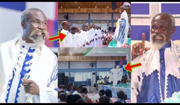 Sika’nibre Abamu, Watch How Prophet Adom Kyei Duah Is Fighting His Sub Pastors Over Money