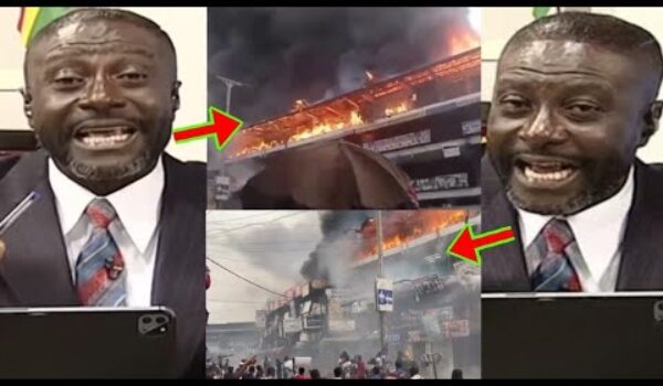 Fire Burns All The Shops In Kumasi Adum PZ, C. Smart Exposes NPP And Some Pastors Who Are Behind It