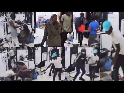 Read more about the article Ghanaian Barber Att@cked And K!lled By Unknown Guπmén, Watch CCTV Footage