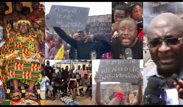 Adum F!re 0utbreak: It Has Turned F!ght As The Vict!ms St0rmed Manhyia Palace For Intervention