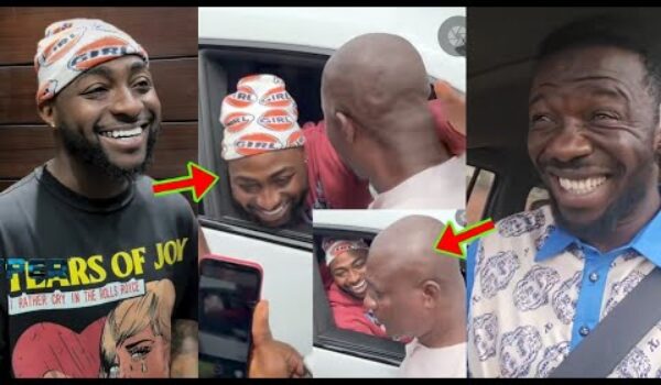 Appiah Stadium Meets Davido, See How Appiah Stadium Makes Davido Laugh, Kwaku Manu Reacted