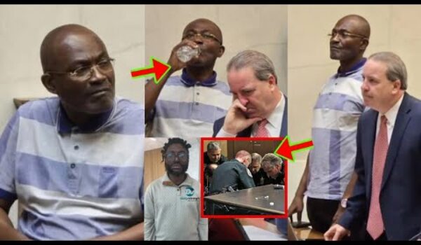 Watch The Moment Kennedy Agyapong Nearly Collapsed In Court In USA