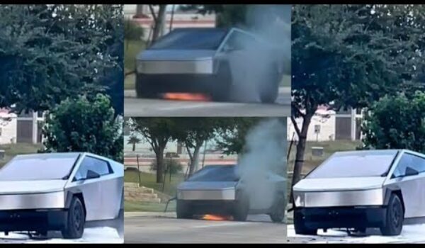 Fire Has Completely Burnt Down The Tesla Cybertrucks