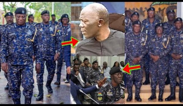 Ei Suro Nipa o.. Check How Ghana Police Officers Jubilates Over Dampare Removal As IGP