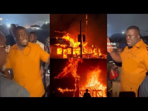 Read more about the article PZ Fire: It’s Midnight And It Is Still Burning Heavily, Regional Minister Is There As He Gets Angry