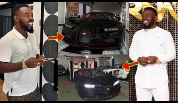 Business Man, Richard Nii Armah Quaye, Buys Brand New Bugatti Chiron. Ghanaians Reacted