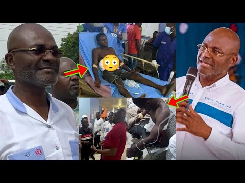 Read more about the article Breaking News: Kennedy Agyapong Leaves NPP Tour, As Bawumia Gang St@bbed One Of His Boys