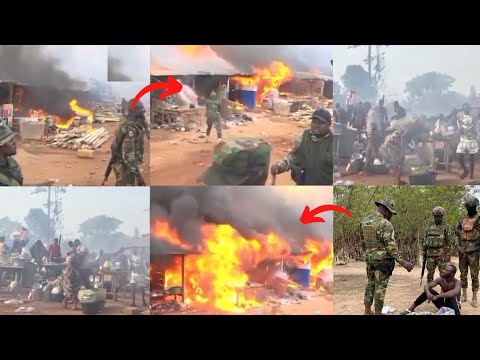 Read more about the article Ghana Military Búrns A Whole Village Containing More Than 10,000 Residents, The Reason Will Sh0ck U