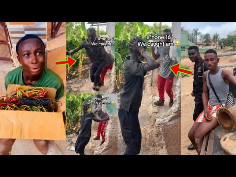 Read more about the article Old Man Caught And Be@ten For Stéàling IPhone 16, Other Two Th!eves Busted, Watch Cr@zy Video