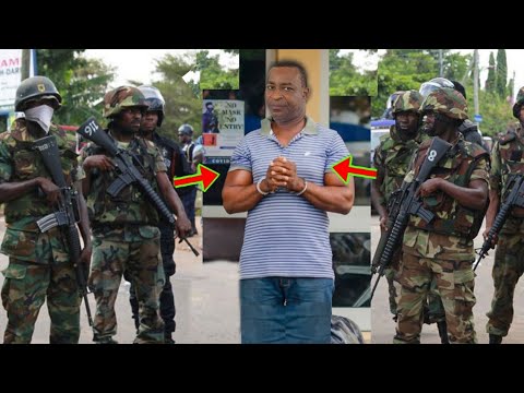 Read more about the article Ei Wontumi Ay3mer3, See How Heavy Military Men Are Handling Him As EOCO Arrested And Detained Him